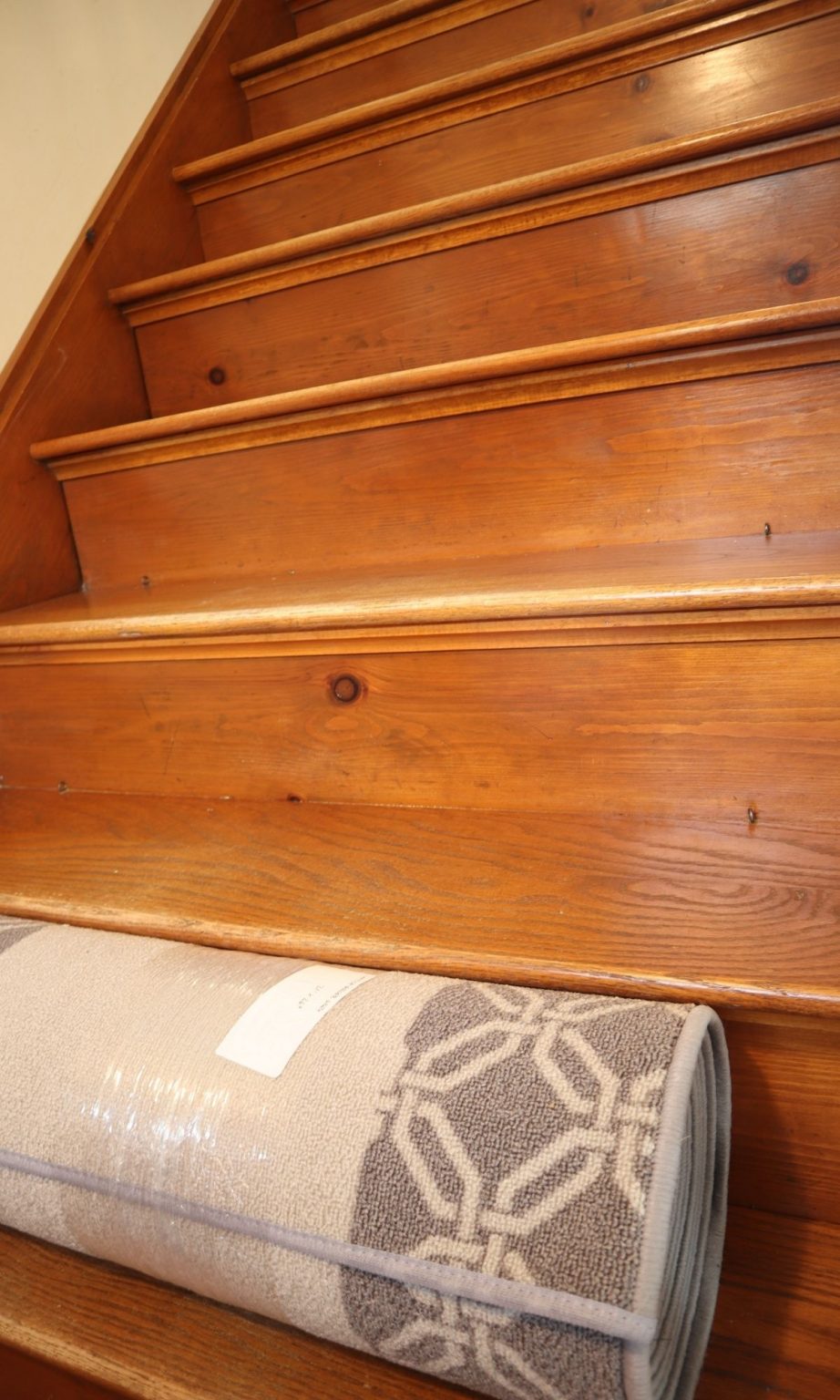 How to Replace a Stair Runner - Little Maine Farmhouse